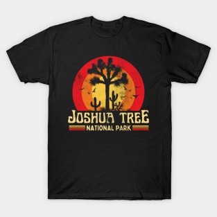 Joshua Tree National Park California Vintage Sunset T-Shirt